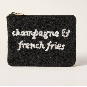 EXCLUSIVE COLLAB TARGET X KATE SPADE Black Beaded Clutch